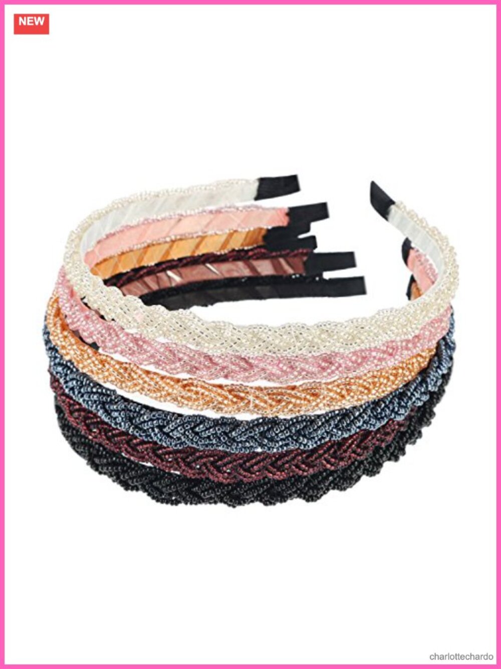 Crystal Beaded Headbands for Women Sparkly Hair Accessories Set